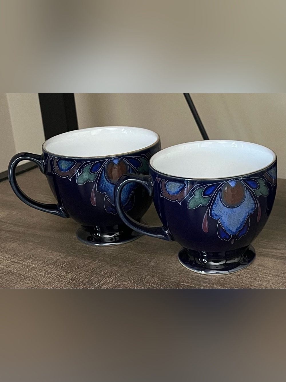 TWO Denby Baroque Cups